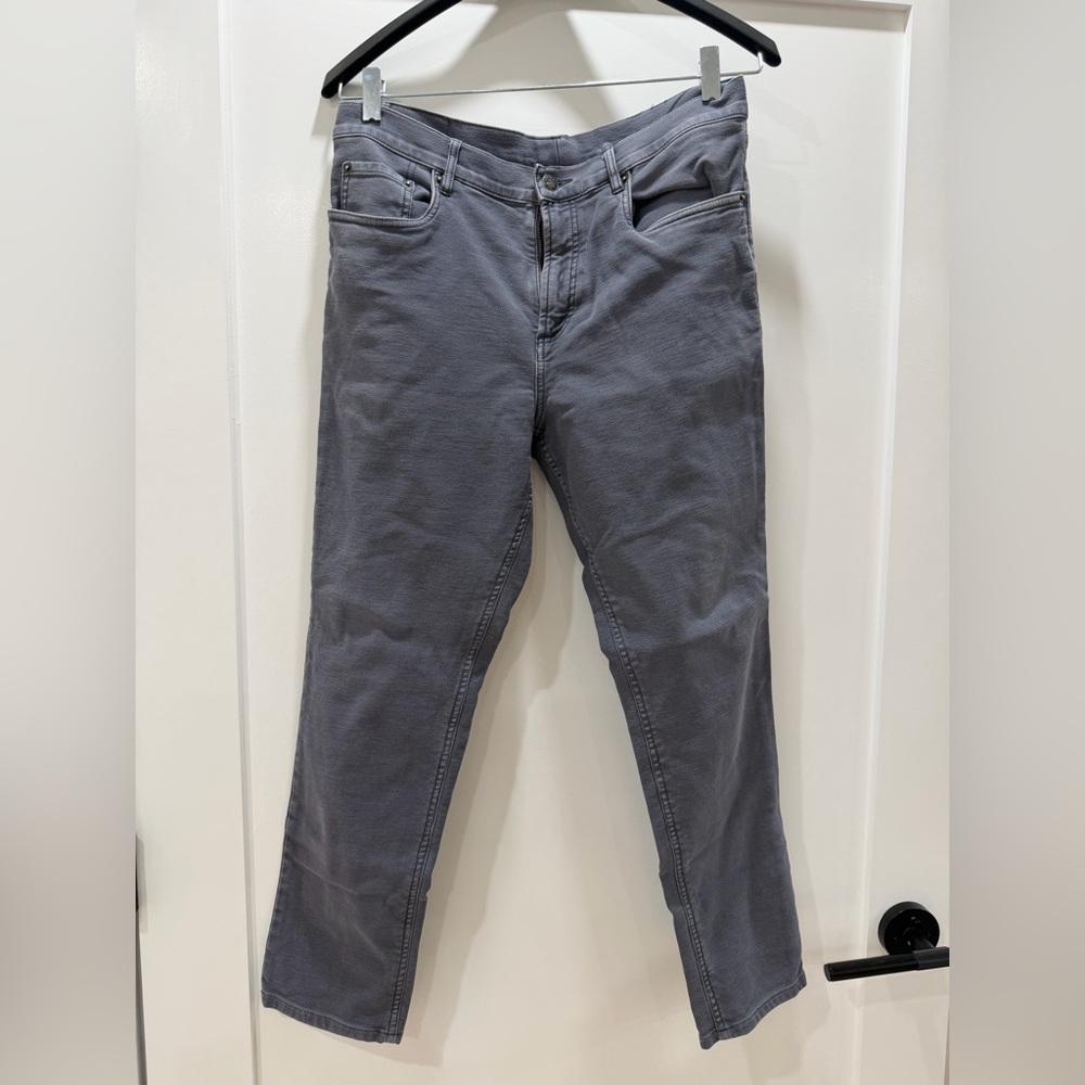 Faherty Men’s 5 pocket pant jeans 33x 30 blue